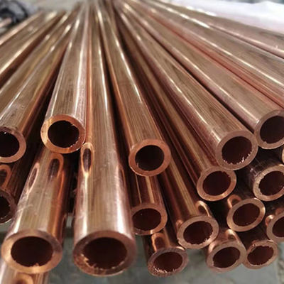 Σκληρότητα 3.5-4.0 Στενό σωλήνα χαλκού ASTM B280 Αδιαφανές