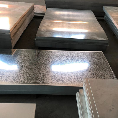 SGCC DX53D Ζυγισμένα φύλλα μετάλλου από χάλυβα για την κατασκευαστική βιομηχανία